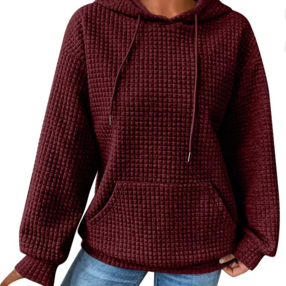 Oversized Hoodie Pocket Long Sleeve Sweatshirt  - New - 3X